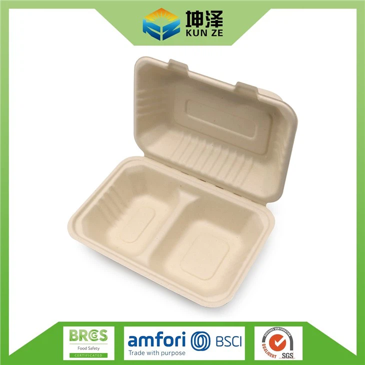 Sugarcane Clamshell Box